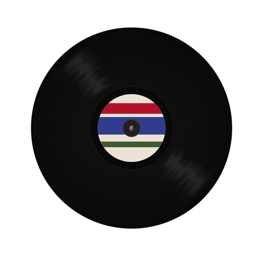 Record vinyl stripe illustration PNG Design