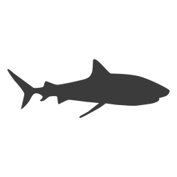 Haifischflossen-Silhouette PNG-Design