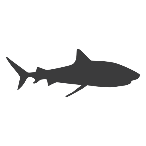 Haifischflossen-Silhouette PNG-Design