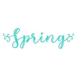Spring badge sticker PNG Design