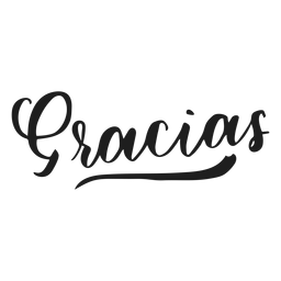 Vielen Dank dass Sie Gracias Abzeichen Aufkleber PNG-Design