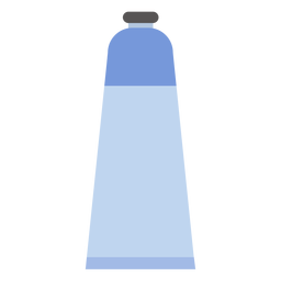 Tapa de tubo de pintura azul plana Diseño PNG