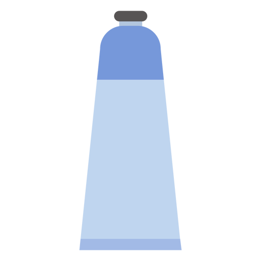 Tapa de tubo de pintura azul plana Diseño PNG