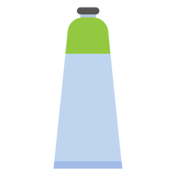 Tapa de tubo de pintura verde plana Diseño PNG Transparent PNG