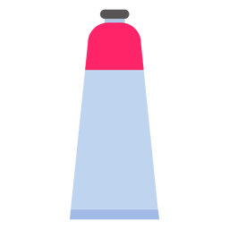 Tapa de tubo pintura roja plana Diseño PNG