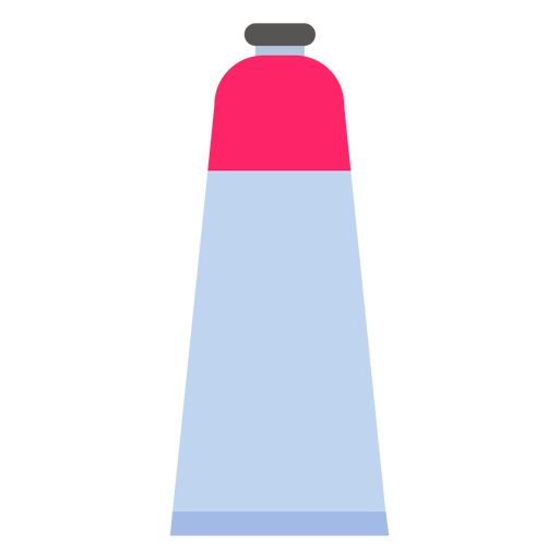 Tampa do tubo de tinta vermelha plana Desenho PNG