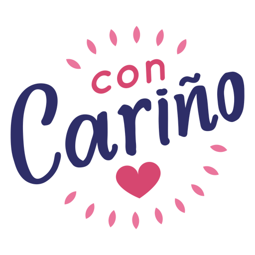 Valentine con carino heart badge sticker PNG Design