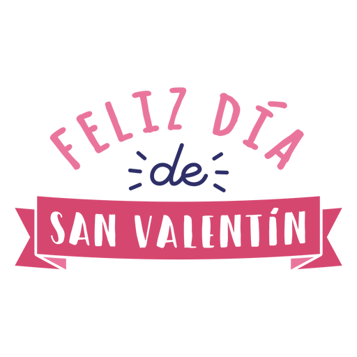 Valentine feliz dia de san valentin badge sticker Vector Image