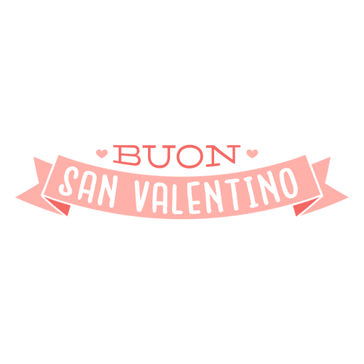 Valentine italian buon san valentino badge sticker PNG Design