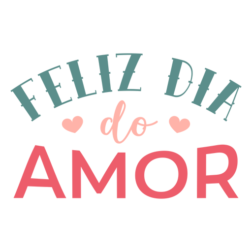 Autocolante de distintivo de dia dos namorados feliz do amor português - Baixar PNG/SVG Transparente