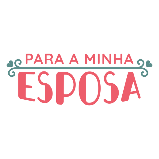 Autocolante com o emblema dos namorados em portugu?s para a minha esposa Desenho PNG