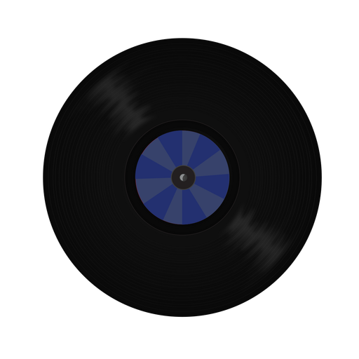 Ilustración de patrón de disco de vinilo Diseño PNG
