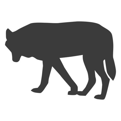 Download Wolf tail predator silhouette - Transparent PNG & SVG ...