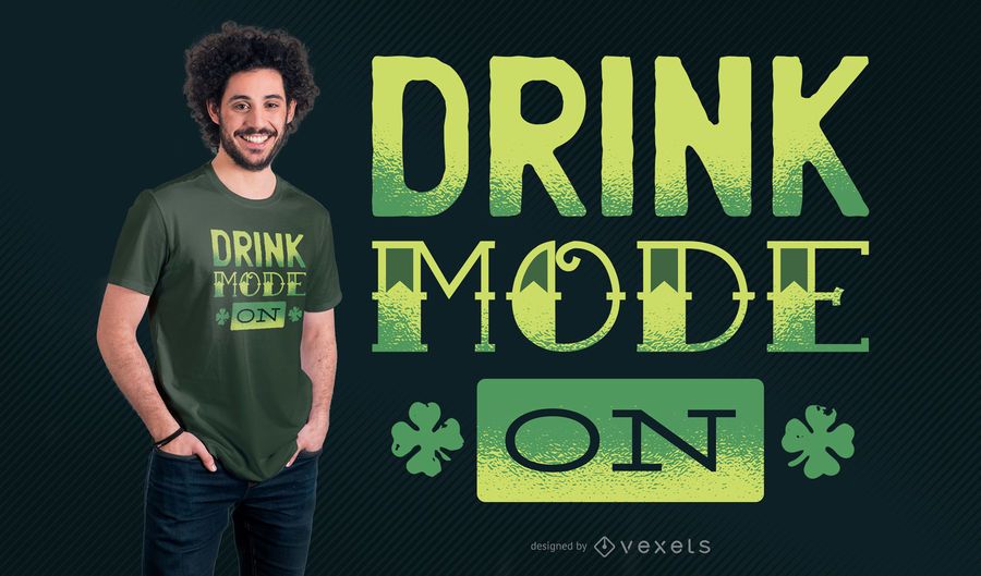 Drink Mode T-Shirt Design Drink Mode T-Shirt Design