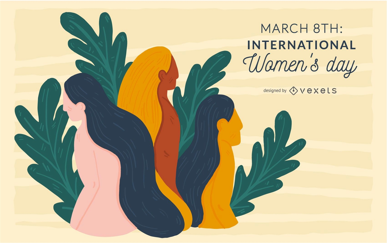 Illustration zum Internationalen Frauentag