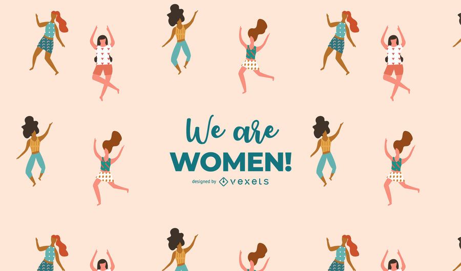 Nós somos mulheres! Ilustração Nós somos mulheres! Ilustração