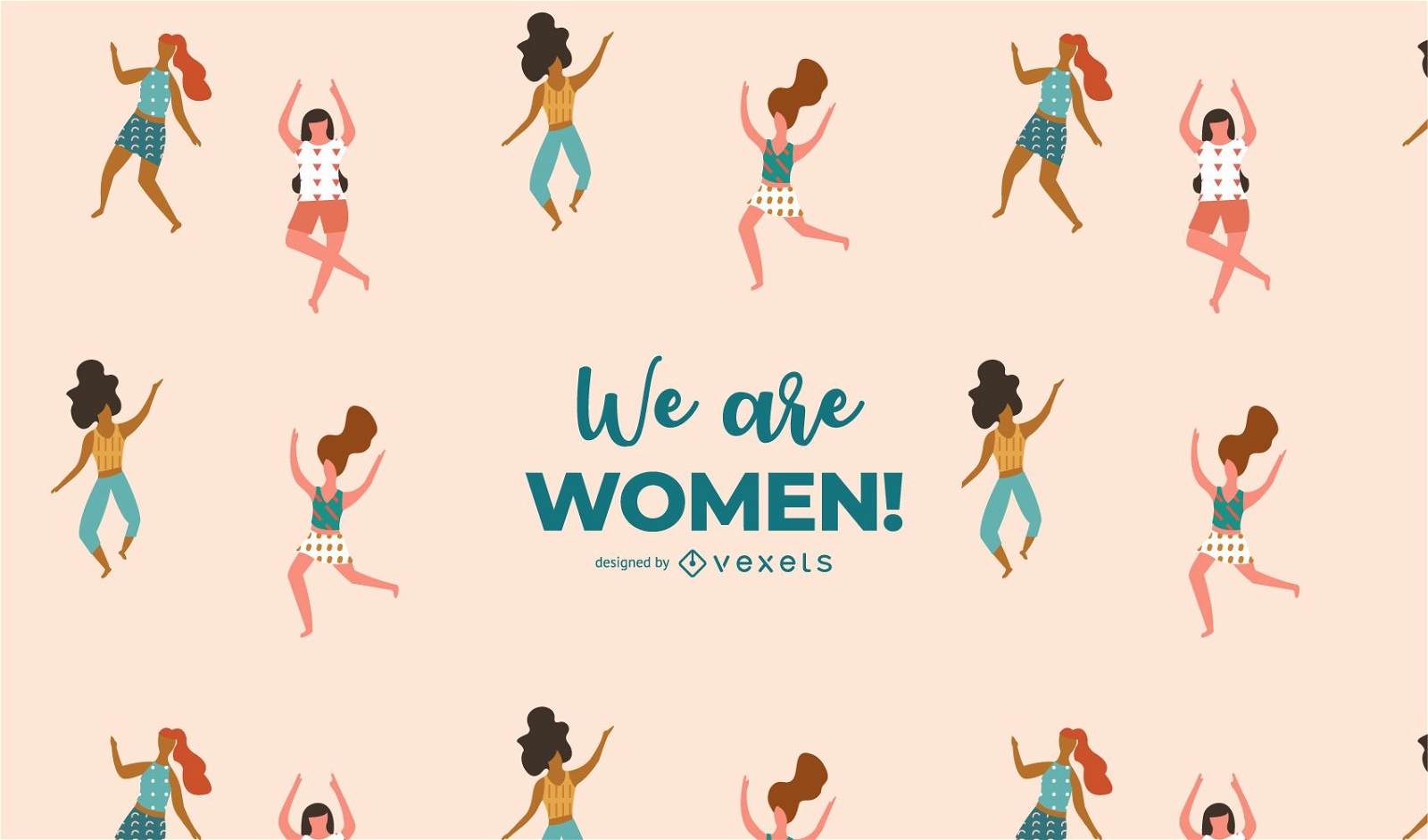 ¡Somos mujeres! Ilustración