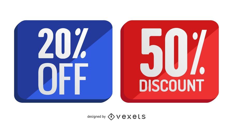 Discount Badges Set Discount Badges Set