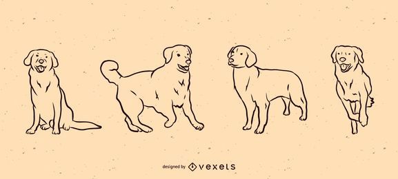 Dog line set