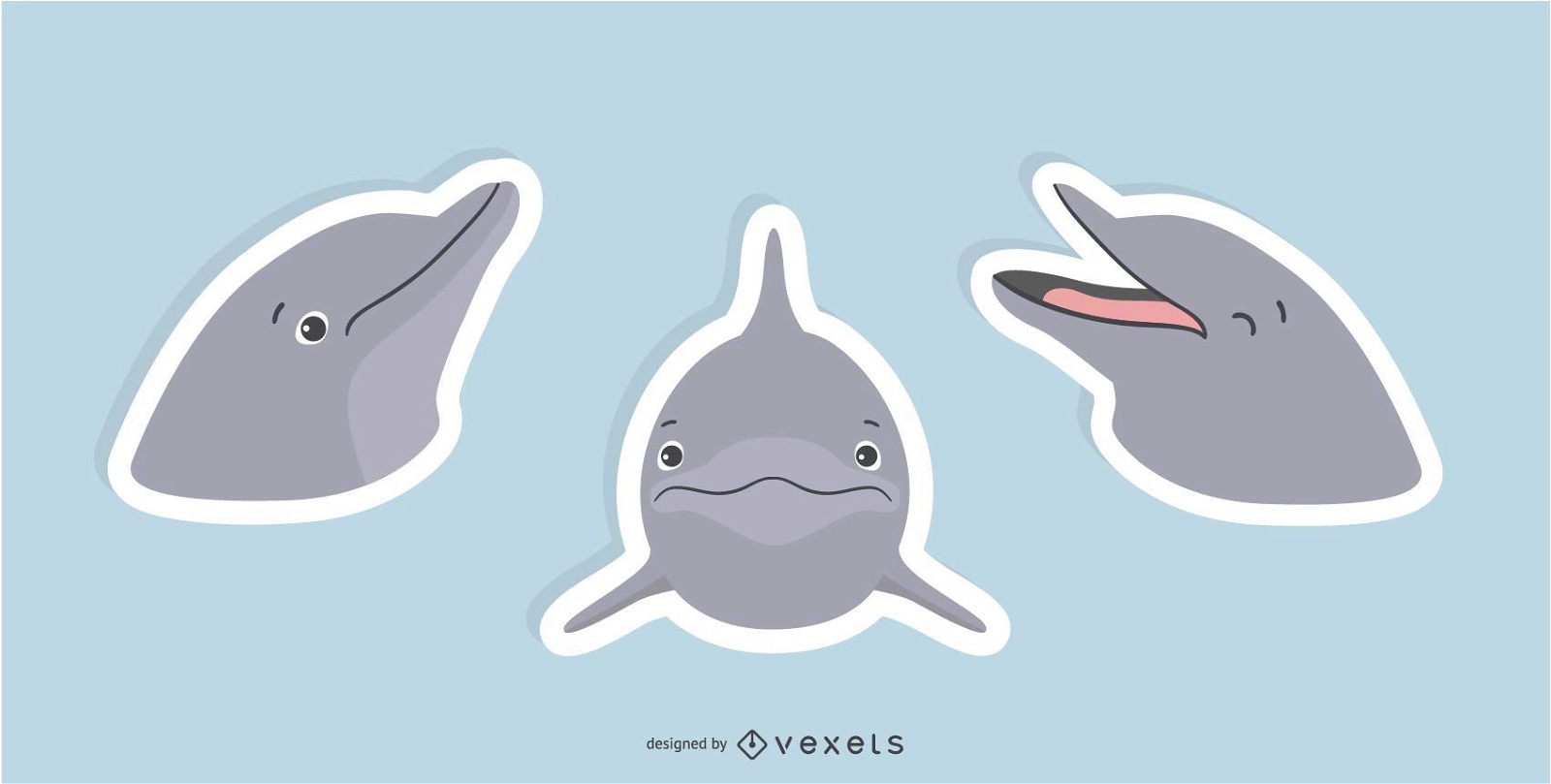Dolphin Sticker Set