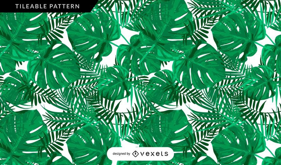Tropical vegetation leaves pattern Tropical vegetation leaves pattern