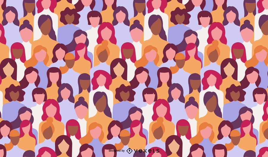 Women's Day Pattern Design Women's Day Pattern Design