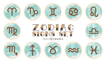 Download Zodiac Water Signs Set Vector Download