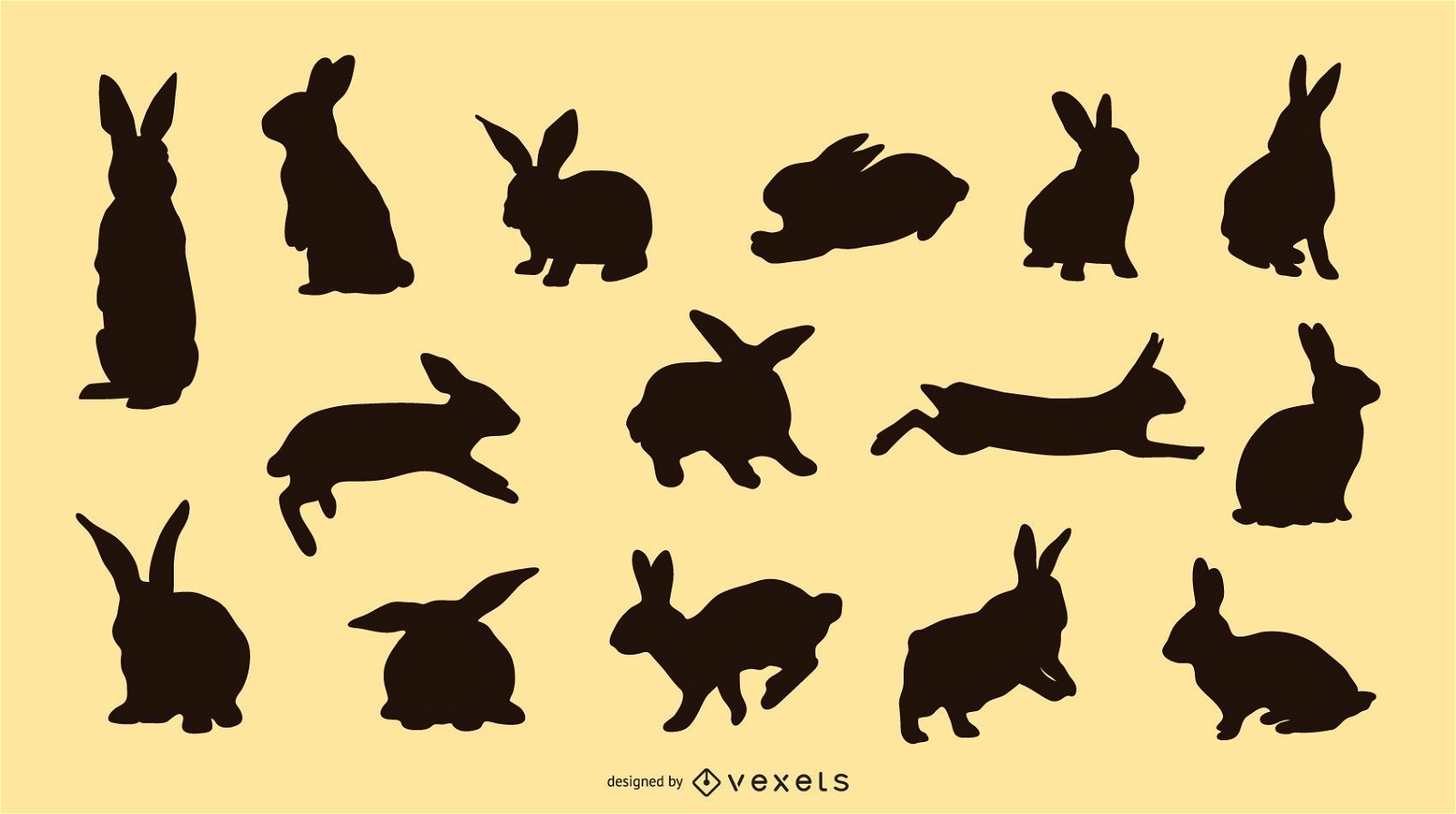 Rabbit Silhouette collection