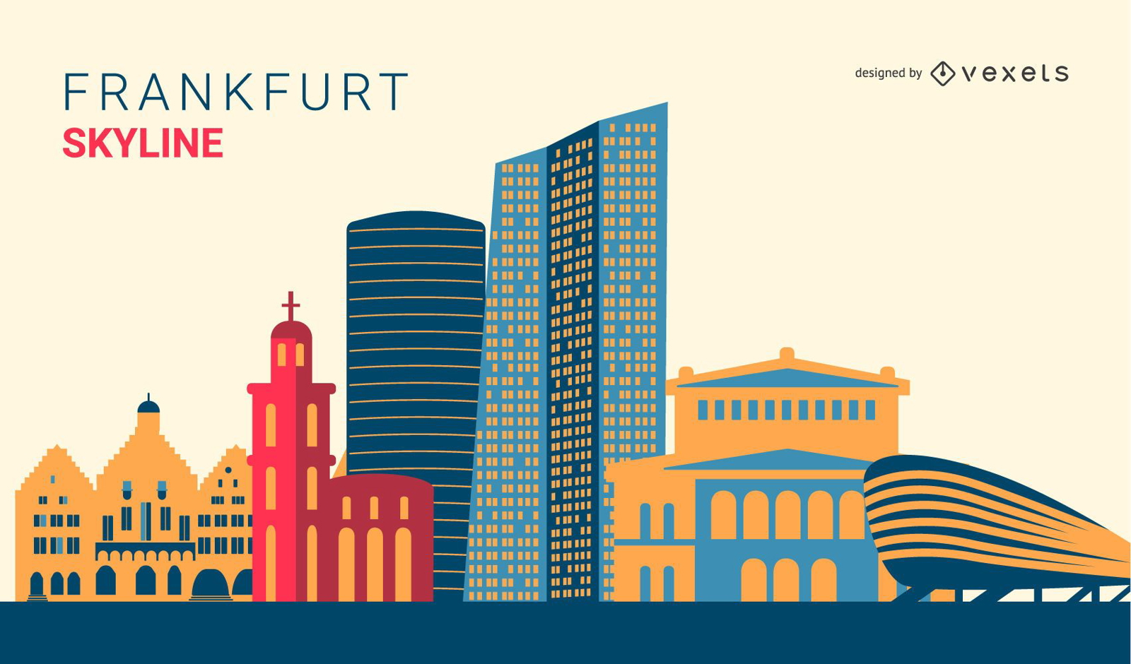 Diseño del horizonte de Frankfurt