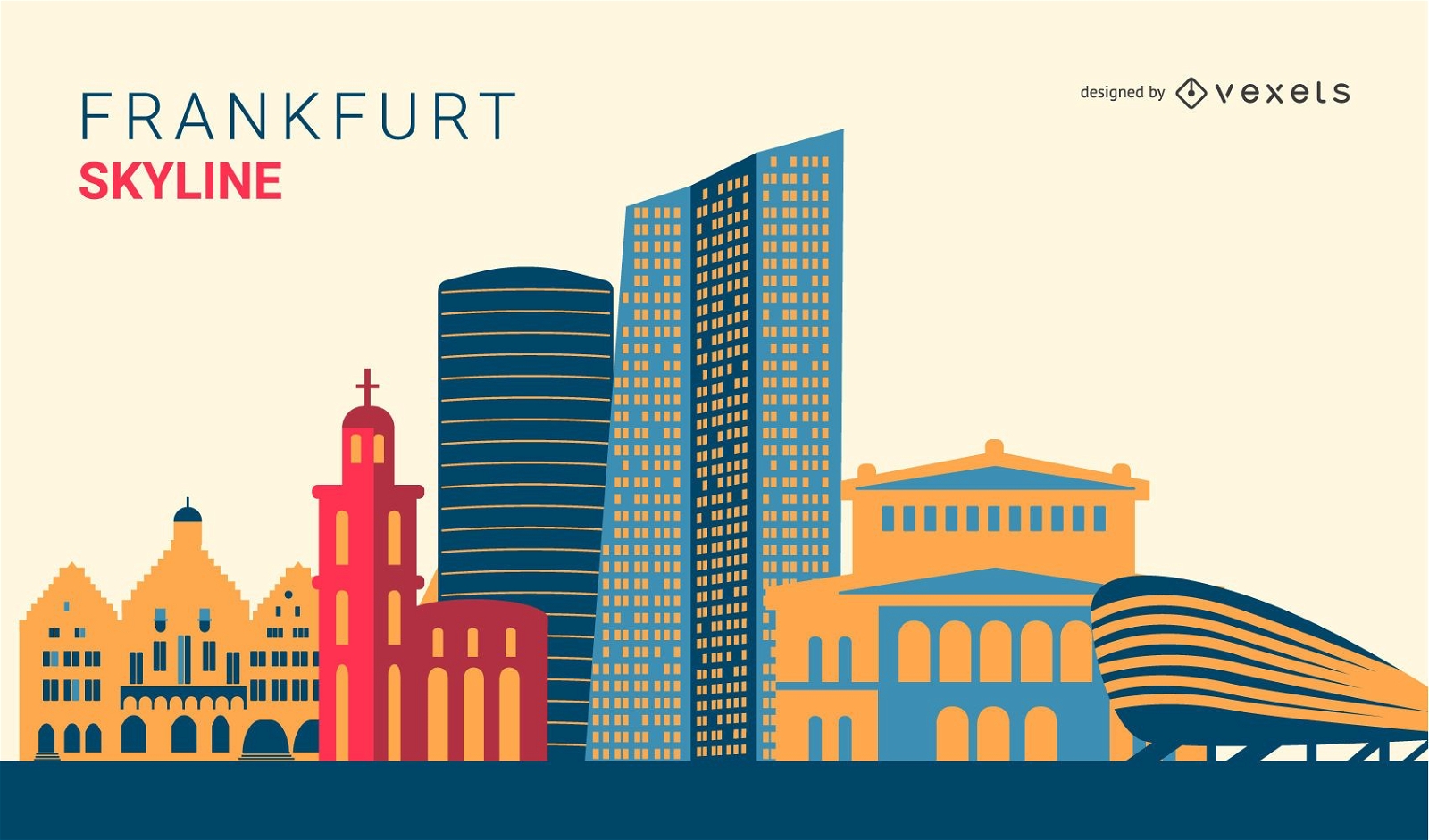 Frankfurt Skyline Design