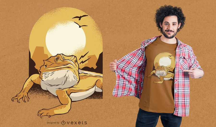 Bearded Dragon T-Shirt Design Bearded Dragon T-Shirt Design