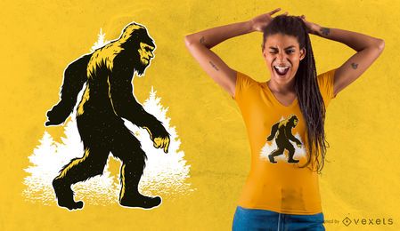 Bigfoot Yeti camiseta diseño Bigfoot Yeti camiseta diseño