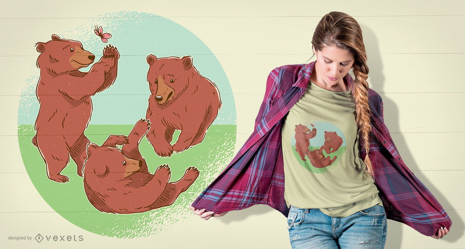 Dise?o de camiseta de Bear Cubs