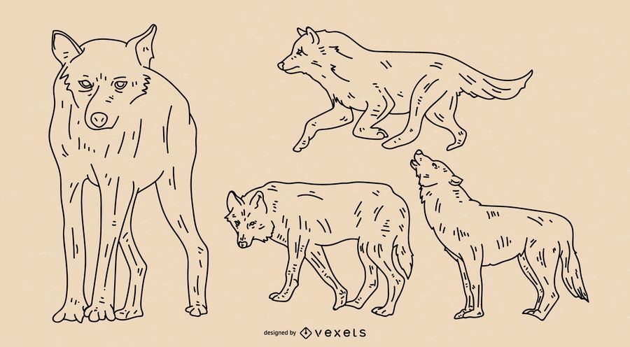 Wolf Stroke Set Wolf Stroke Set