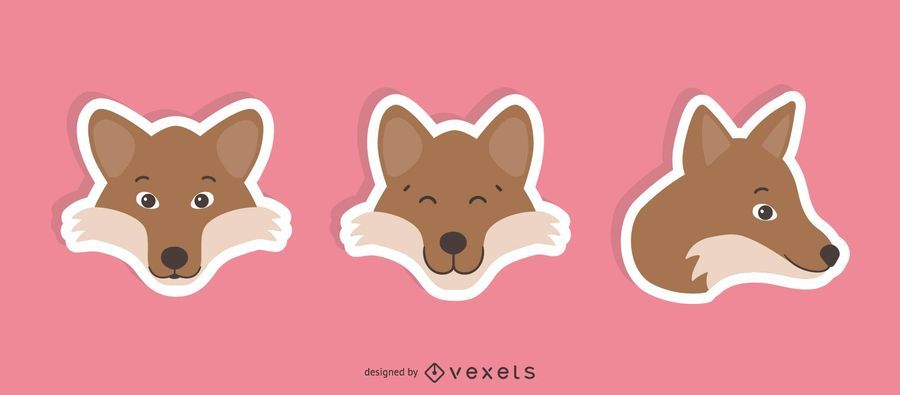 Wolf Sticker Set Wolf Sticker Set