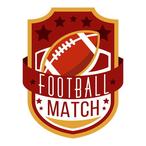 American-Football-Schriftzug PNG-Design