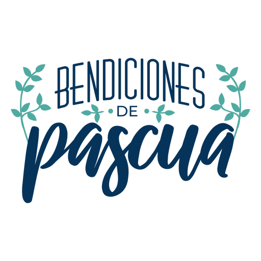 Bendiciones de pascua lettering - Transparent PNG & SVG vector file