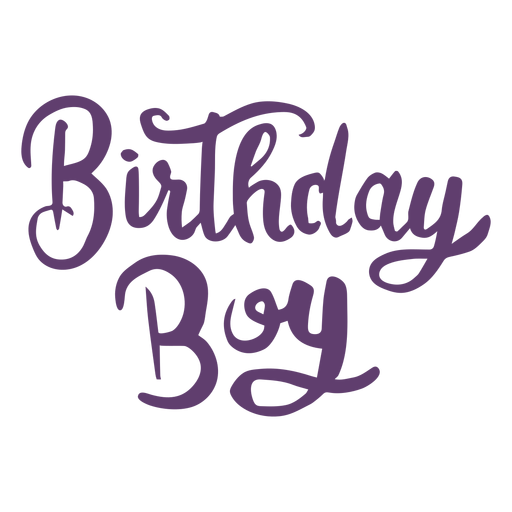 Download Cumpleaños del niño letras - Descargar PNG/SVG transparente