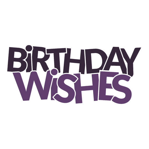 Download Birthday wishes lettering - Transparent PNG & SVG vector file