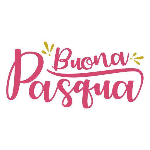 Letras de Buona pasqua Desenho PNG