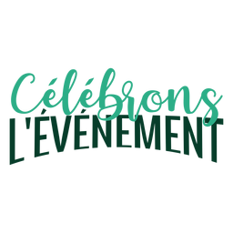 Letras de leveza de celebrons Desenho PNG
