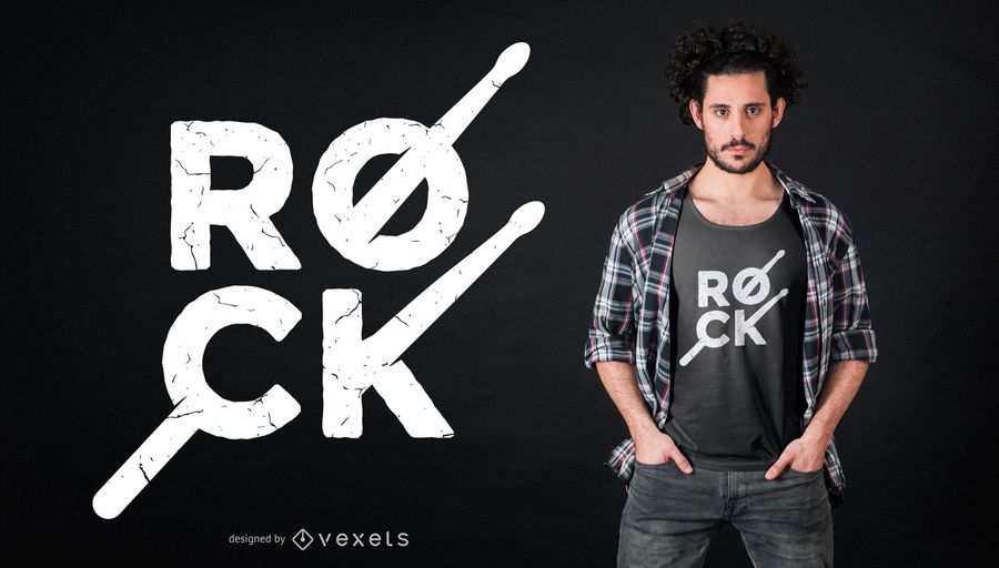 Diseño de camiseta de música rock Diseño de camiseta de música rock