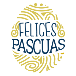 Letras de huevo de felices pascuas Diseño PNG