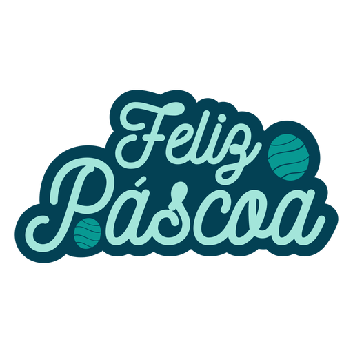 Feliz Pascoa Lettering Transparent Png Svg Vector File