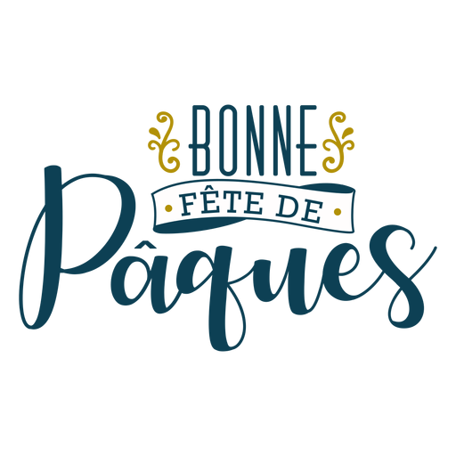 fete de paques lettering transparent png svg vector file fete de paques lettering transparent