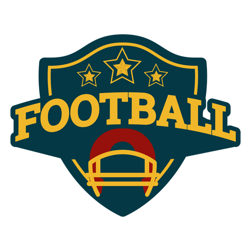 Football emblem badge PNG Design