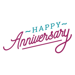 Letras de feliz aniversário Desenho PNG