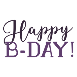 Letras de feliz aniversário Desenho PNG