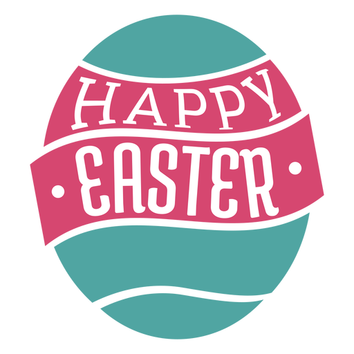 Happy easter lettering