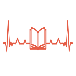 Heartbeat with book